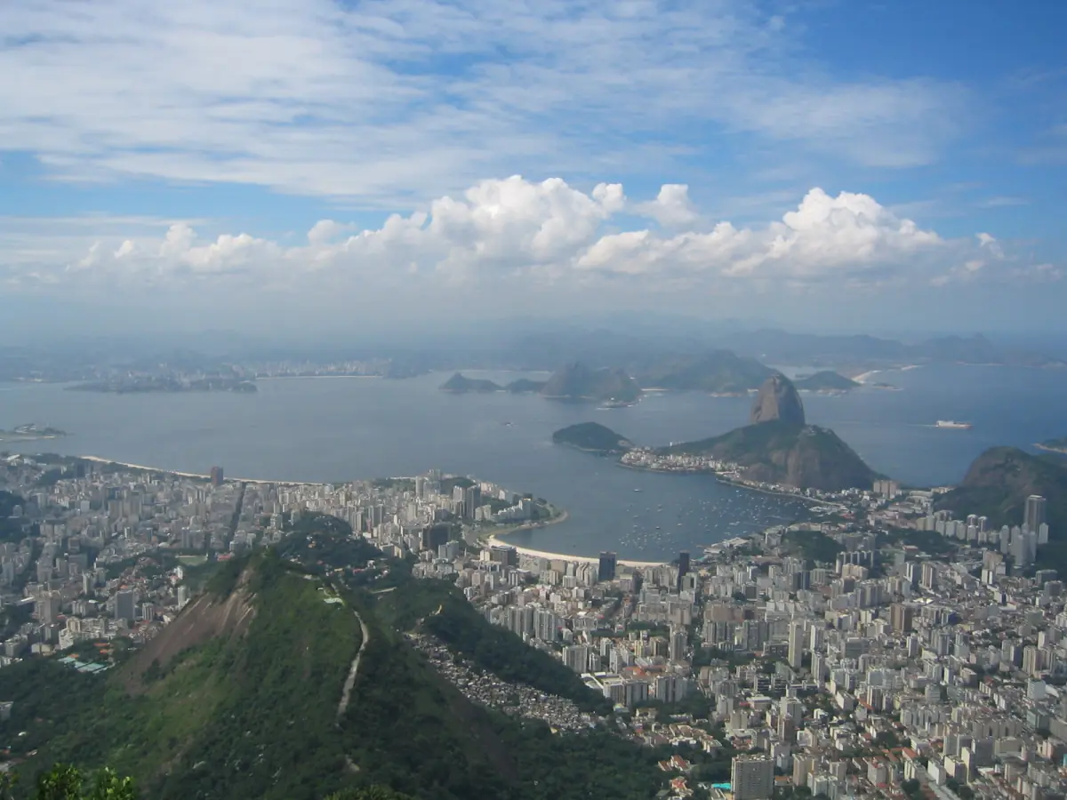 View over Rio de Janeiro from Corcovado