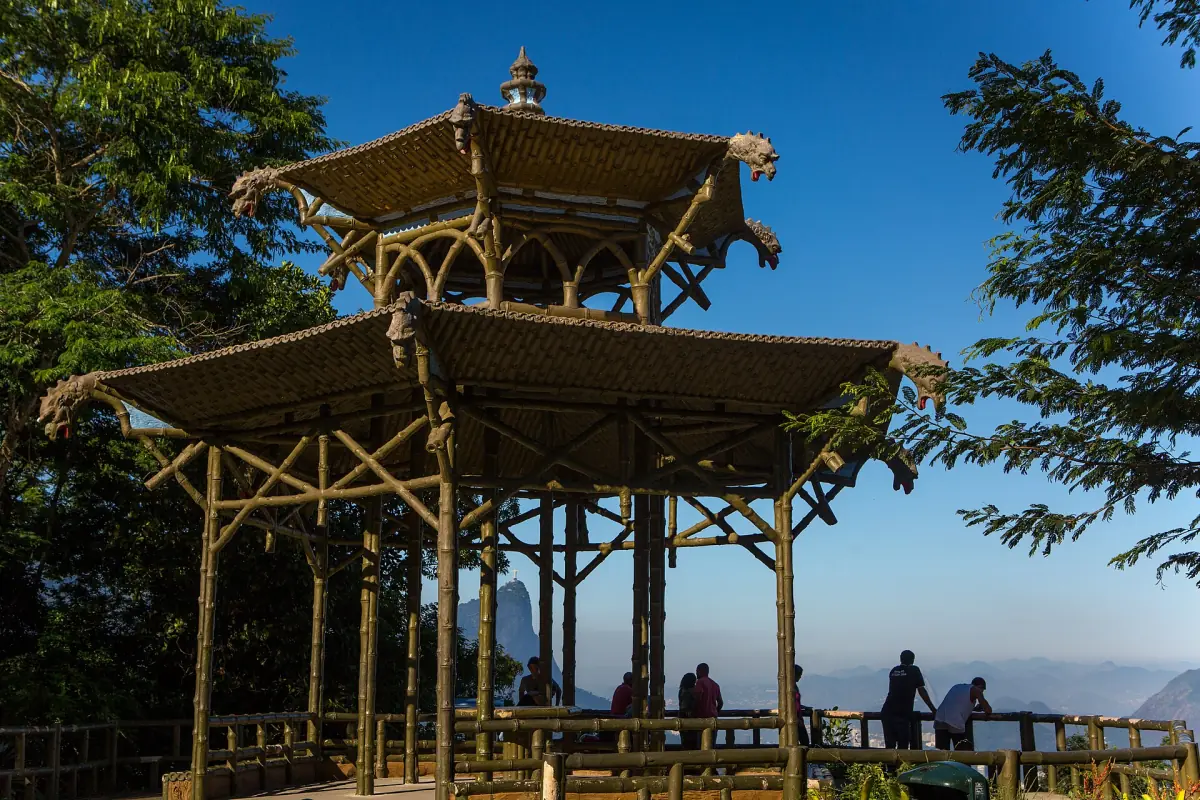 The Vista Chinesa pavilion in the Tijuca Forest